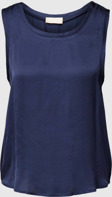 Soaked in Luxury Blouseshirt van viscose met boothals model 'Eline'