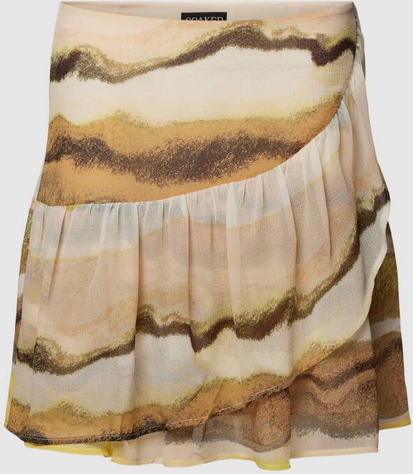 Soaked in Luxury Minirok met all-over motief model 'Luciana'