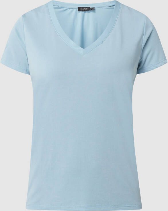 Soaked in Luxury T-shirt van modalmix model 'Columbine'