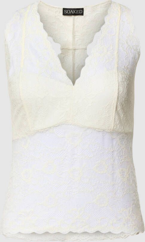 Soaked in Luxury Top met kant model 'Dolly'
