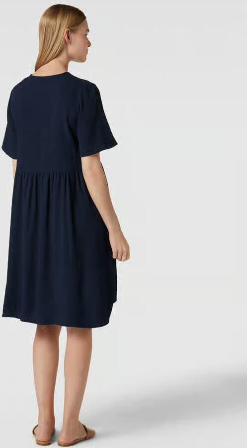 Soft Rebels Knielange jurk met structuurmotief model 'Adaline' - Foto 3