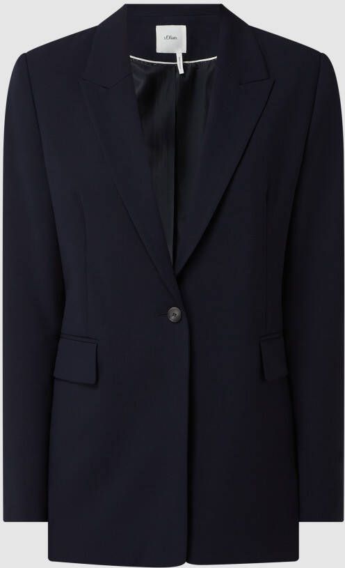 S.Oliver BLACK LABEL Blazer van viscosemix