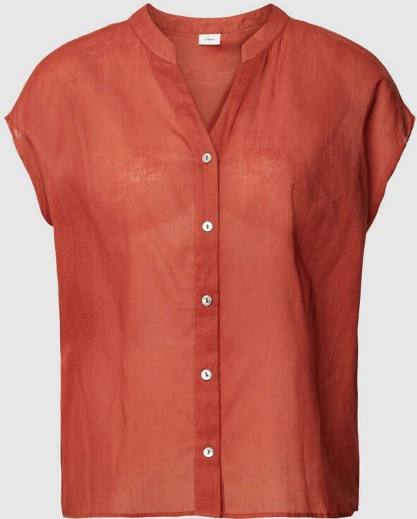 S.Oliver BLACK LABEL Blouseshirt met knoopsluiting