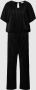 S.Oliver BLACK LABEL jumpsuit in plisse in wide leg zwart - Thumbnail 2