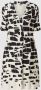 S.Oliver BLACK LABEL jurk met all over print zwart wit - Thumbnail 2