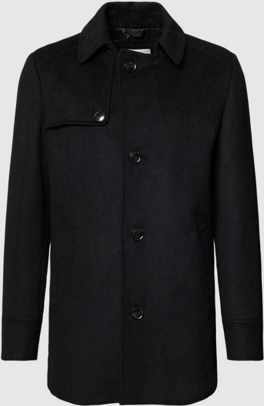 S.Oliver BLACK LABEL Lange jas met kraag model 'Napoleon Collar'