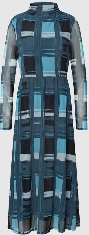 S.Oliver BLACK LABEL Midi-jurk met all-over motief