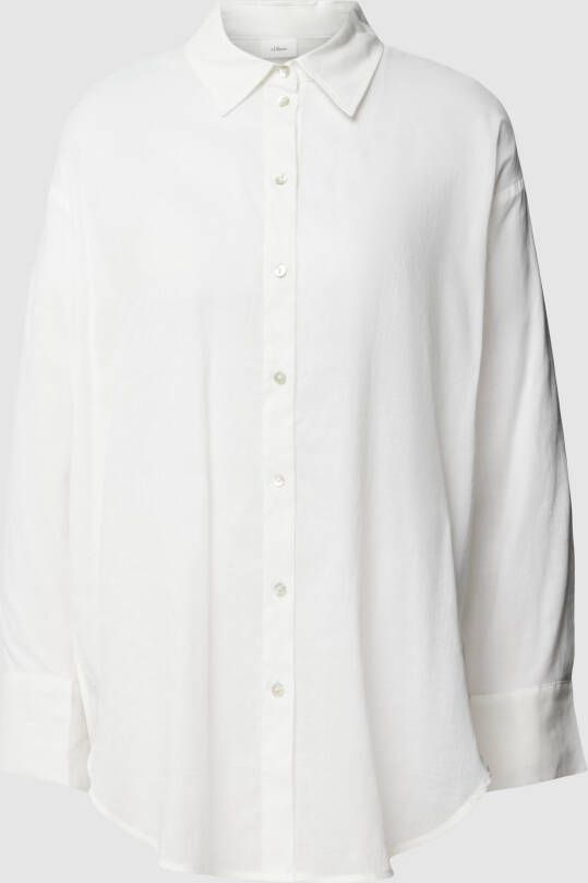 S.Oliver BLACK LABEL Overhemdblouse met knoopsluiting