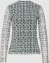 S.Oliver BLACK LABEL Shirt met lange mouwen dames T-shirt met jacquardmotief - Thumbnail 2