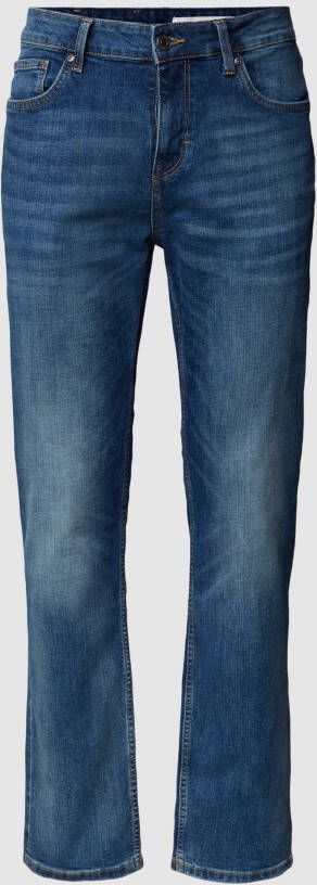 S.Oliver BLACK LABEL Slim fit jeans met labelpatch model 'super stone'