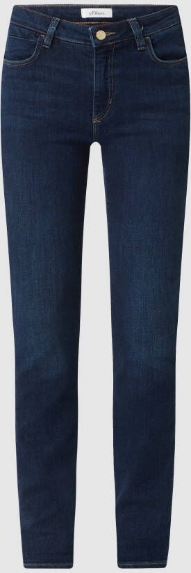 s.Oliver BLACK LABEL Slim fit jeans met modal