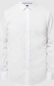 S.Oliver BLACK LABEL Slim fit zakelijk overhemd van popeline