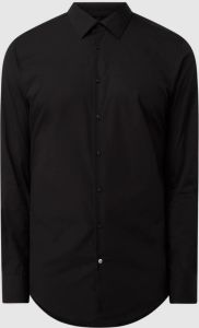 S.Oliver BLACK LABEL Slim fit zakelijk overhemd van popeline