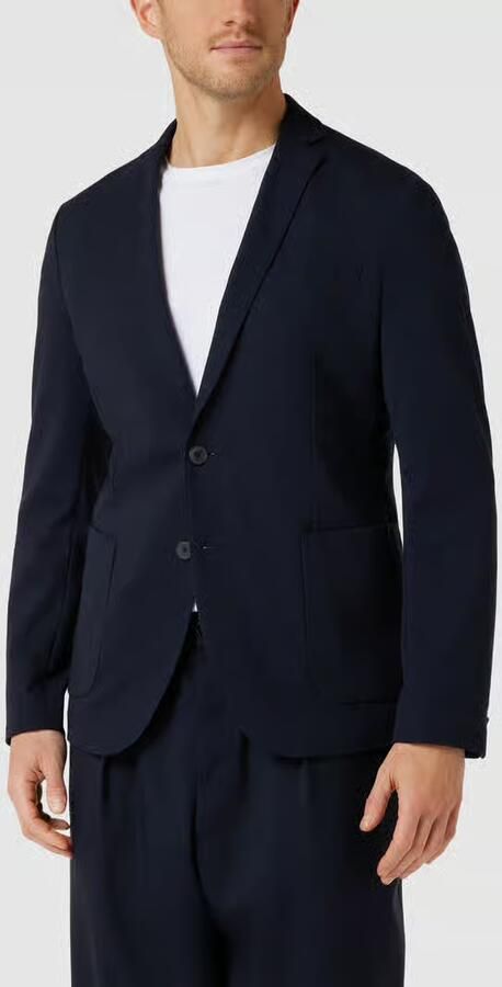 S.Oliver BLACK LABEL 2-knoops colbert met reverskraag - Foto 4