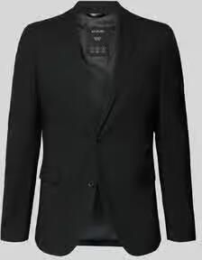 S.Oliver BLACK LABEL 2-knoops colbert met reverskraag model 'Pure' - Foto 3