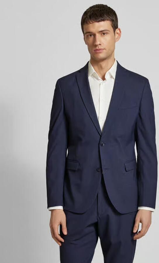 S.Oliver BLACK LABEL 2-knoops colbert met reverskraag model 'Pure' - Foto 5