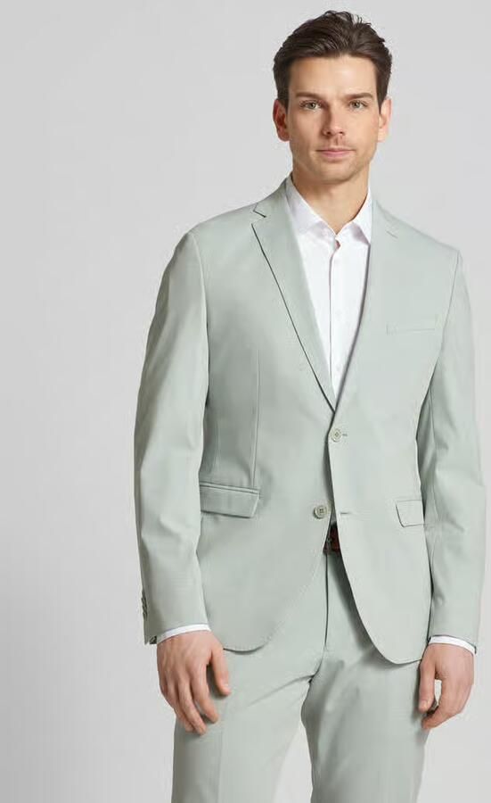 S.Oliver BLACK LABEL 2-knoops colbert met reverskraag model 'pure' - Foto 2