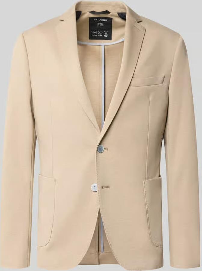 S.Oliver BLACK LABEL 2-knoops colbert met viscose - Foto 2