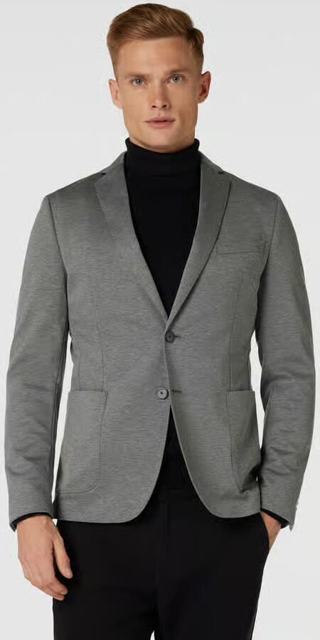 S.Oliver BLACK LABEL 2-knoops colbert met viscose - Foto 2
