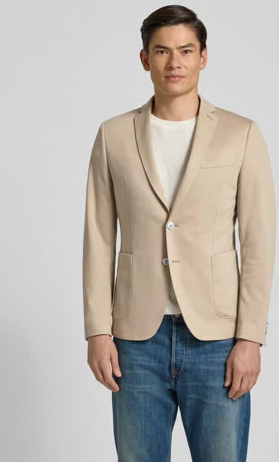 S.Oliver BLACK LABEL 2-knoops colbert met viscose - Foto 3