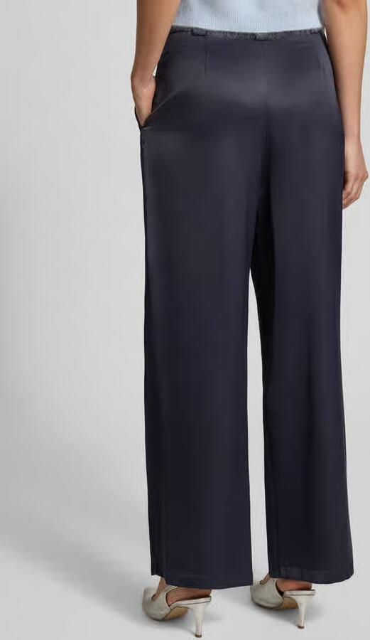 S.Oliver BLACK LABEL bandplooibroek met relaxed fit van Viscosemix - Foto 3