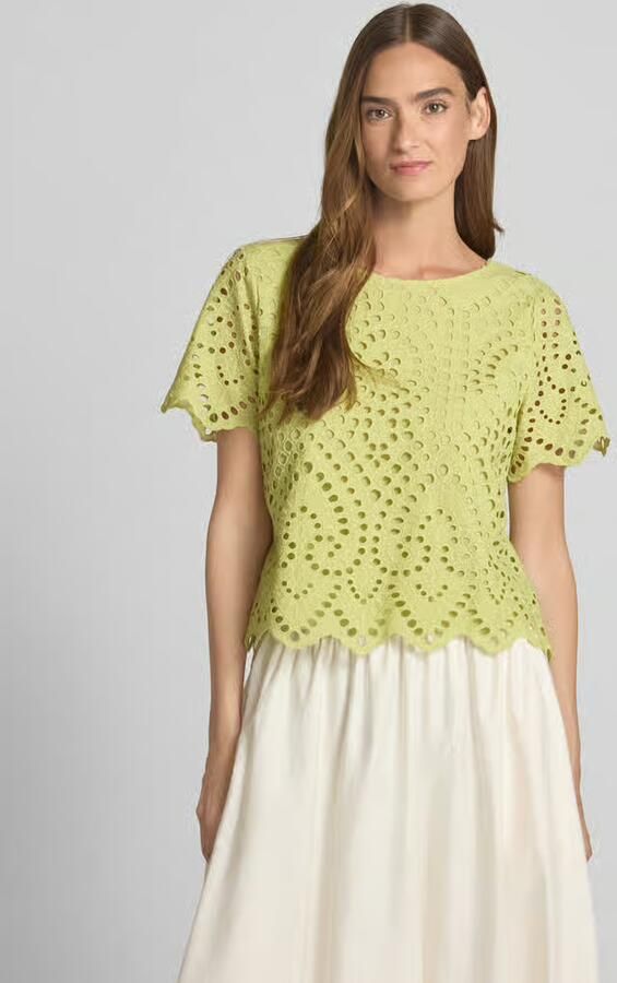 S.Oliver BLACK LABEL Boxy fit blouseshirt van puur katoen - Foto 2