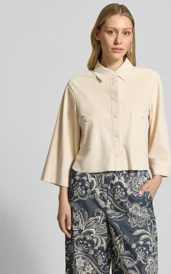 S.Oliver BLACK LABEL Boxy fit korte blazer met 1 2-mouwen - Foto 2