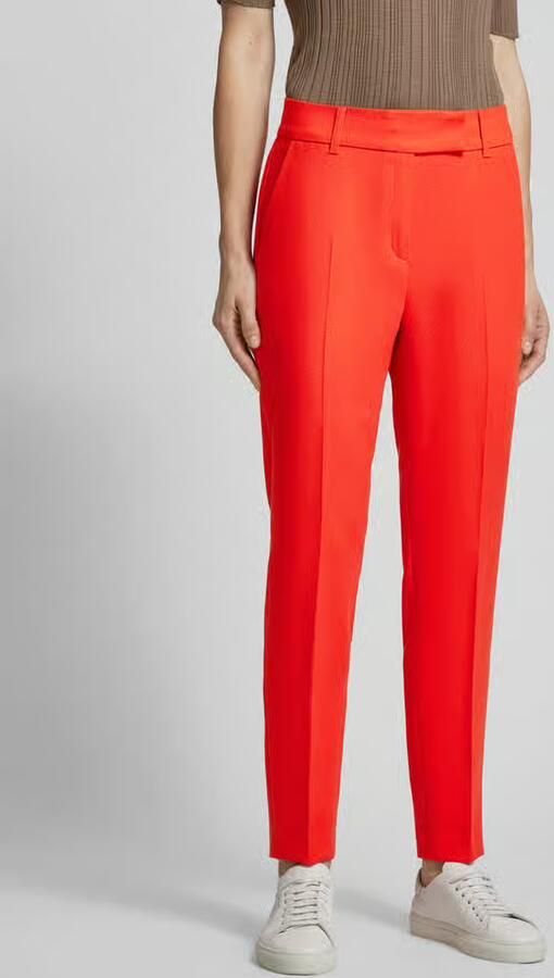 S.Oliver BLACK LABEL Broek in effen design met persplooien - Foto 2
