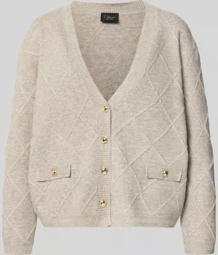 S.Oliver BLACK LABEL cardigan met sierknopen