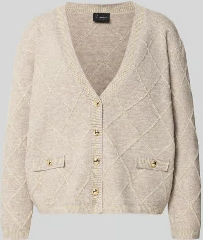 S.Oliver BLACK LABEL cardigan met sierknopen