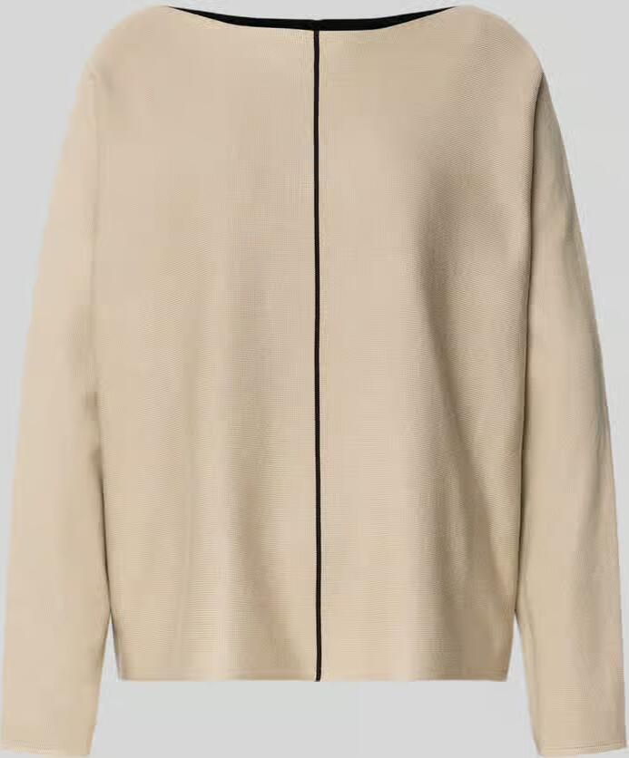 S.Oliver BLACK LABEL Comfort fit gebreide pullover met een anderskleurige achterkant - Foto 2