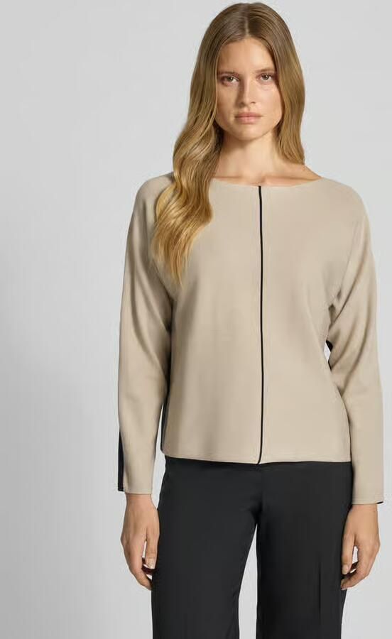 S.Oliver BLACK LABEL Comfort fit gebreide pullover met een anderskleurige achterkant - Foto 4