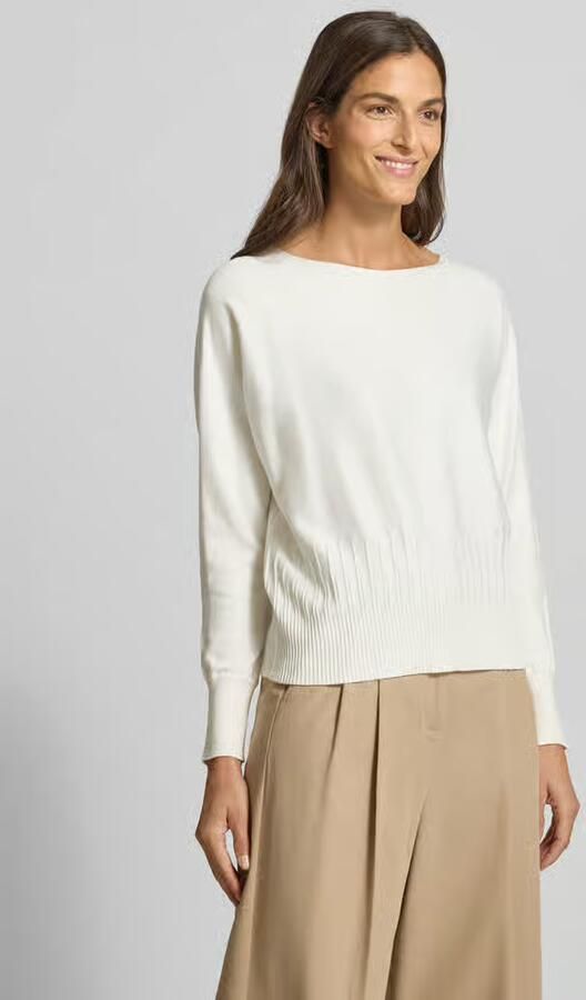 S.Oliver BLACK LABEL Comfort fit gebreide pullover van viscosemix - Foto 4