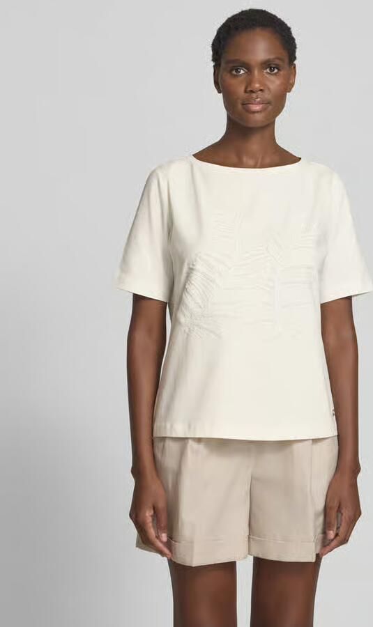 S.Oliver BLACK LABEL Comfort fit T-shirt van katoenmix - Foto 2