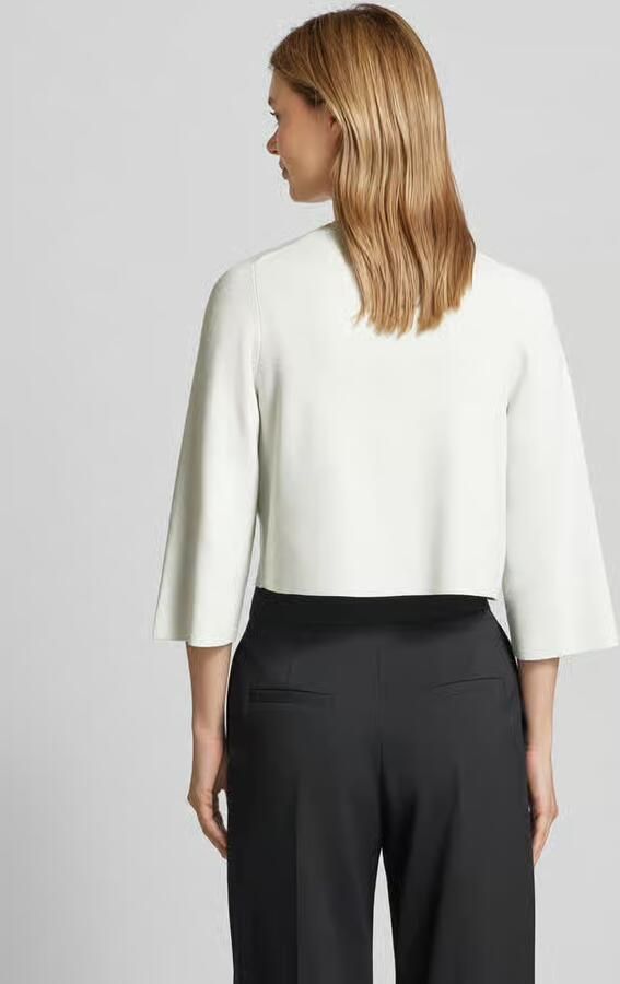 S.Oliver BLACK LABEL Gebreide cardigan met opengewerkte voorkant - Foto 2