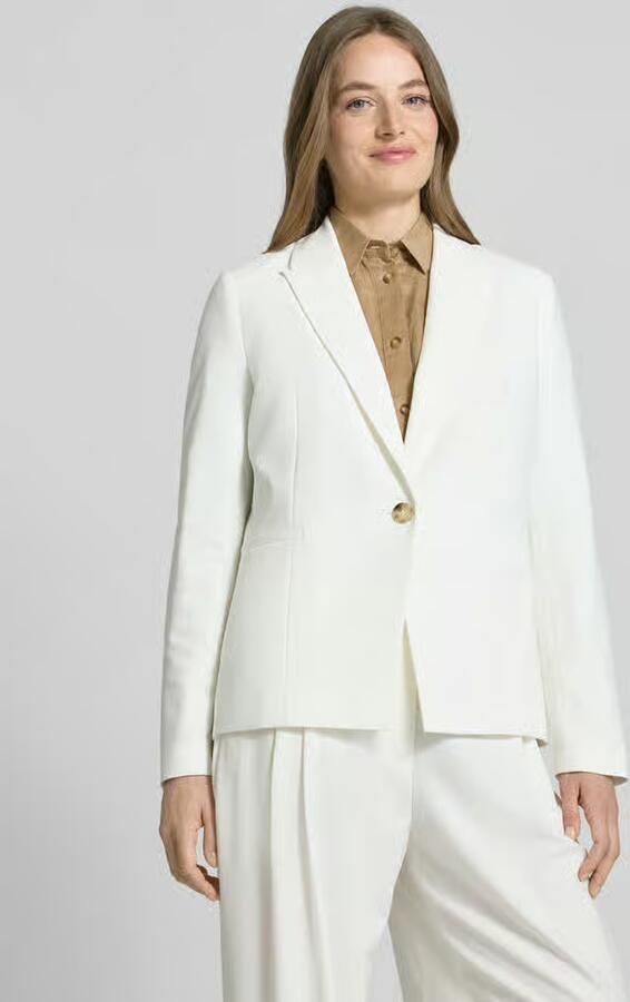 S.Oliver BLACK LABEL Getailleerde lange blazer met viscose - Foto 2