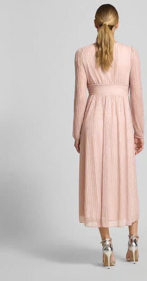 S.Oliver BLACK LABEL Getailleerde midi-jurk met glanzend detail - Foto 3