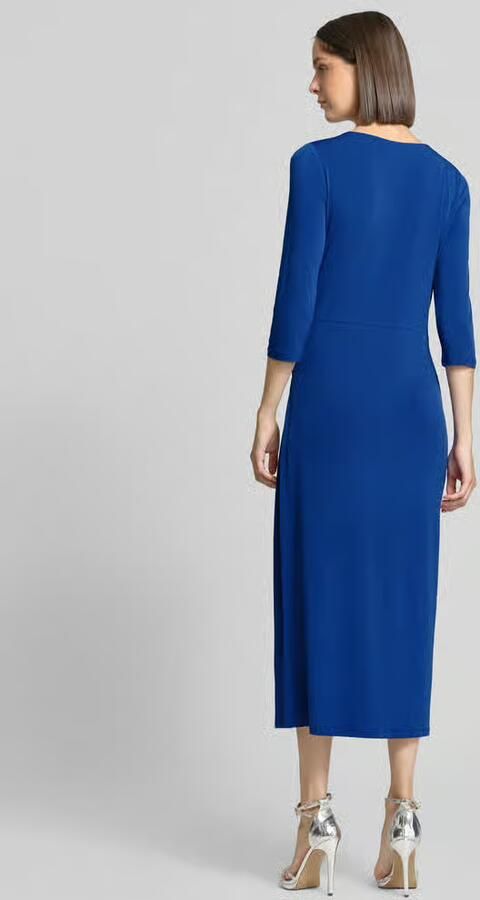 S.Oliver BLACK LABEL Getailleerde vrijetijdsjurk met knoopdetail - Foto 4