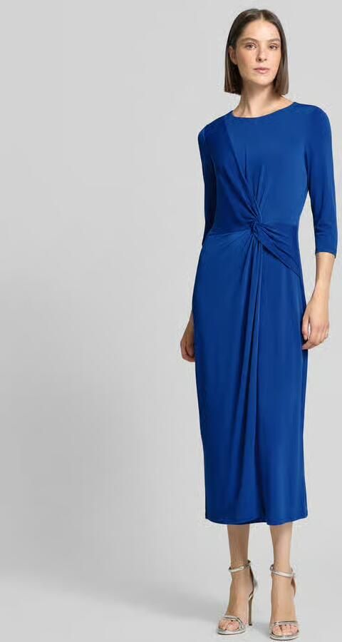 S.Oliver BLACK LABEL Getailleerde vrijetijdsjurk met knoopdetail - Foto 5