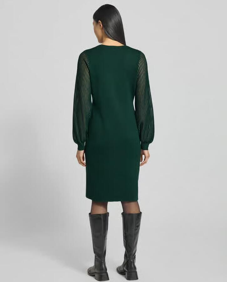 S.Oliver BLACK LABEL Getailleerde vrijetijdsjurk van viscosemix - Foto 4
