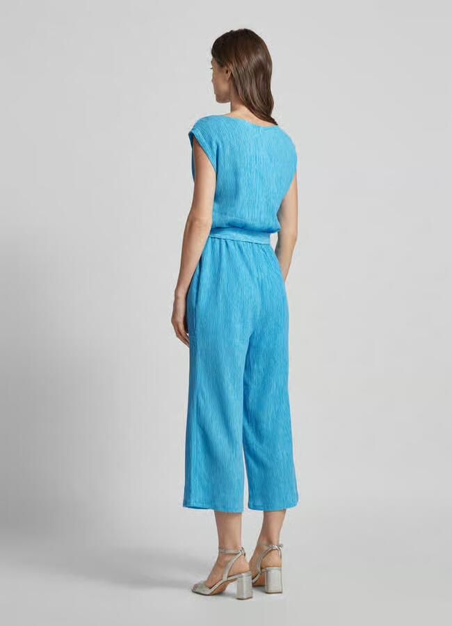 S.Oliver Stijlvolle Jumpsuit voor Zomerse Vibes Blue Dames