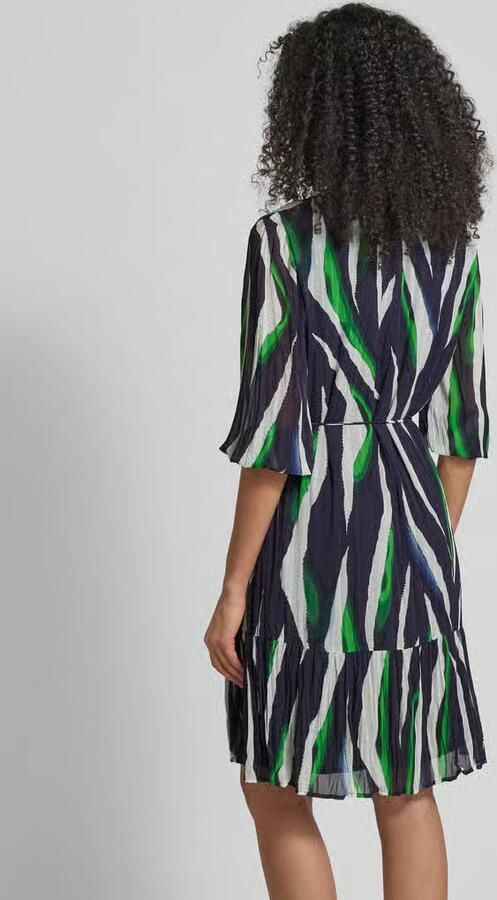 S.Oliver BLACK LABEL Knielange jurk met all-over motief