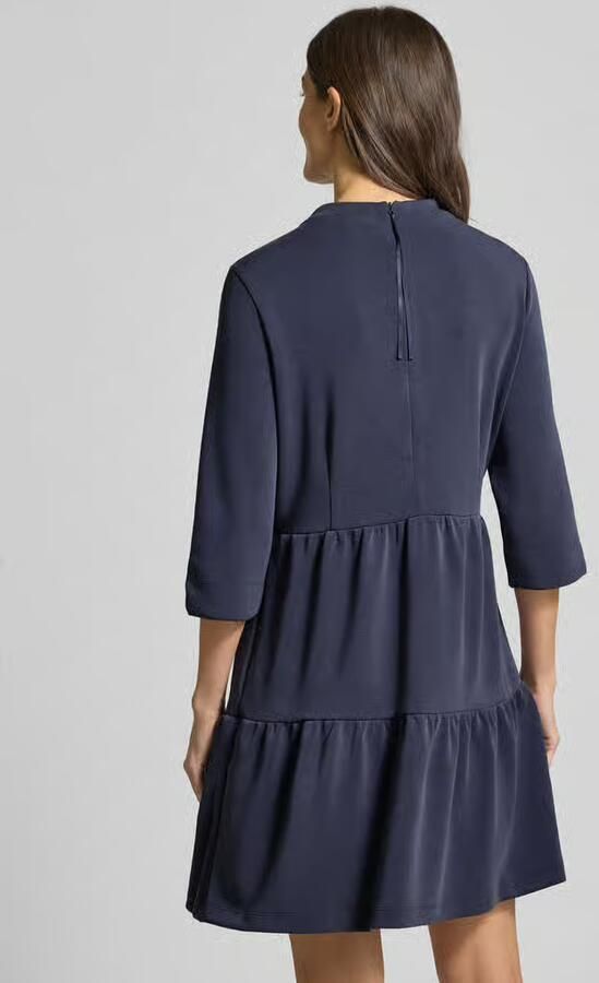 S.Oliver BLACK LABEL Knielange vrijetijdsjurk met hooggesloten hals - Foto 2