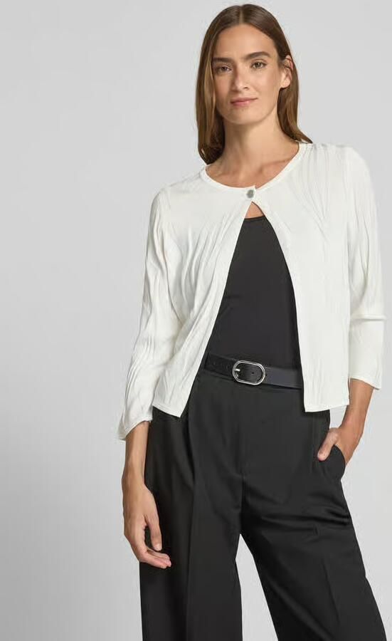 S.Oliver BLACK LABEL Korte cardigan van viscosemix - Foto 5