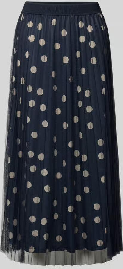 S.Oliver BLACK LABEL midi-rok met plissévouwen en polkadots - Foto 2