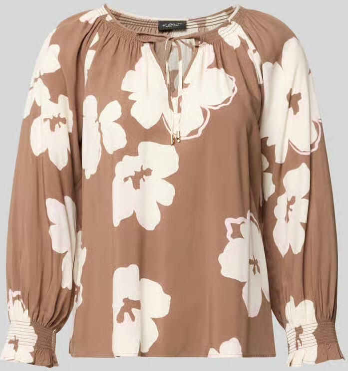 S.Oliver BLACK LABEL Loose fit blouses T-shirt van pure viscose - Foto 4
