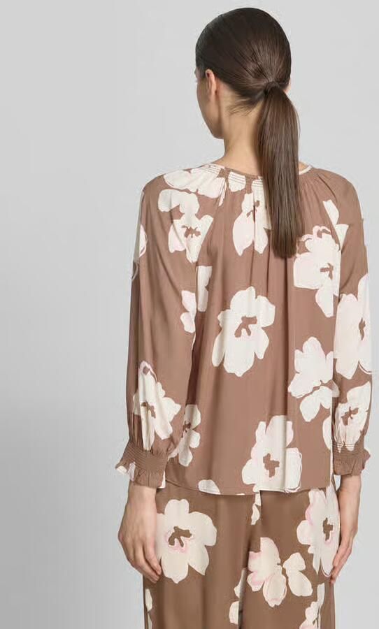 S.Oliver BLACK LABEL Loose fit blouses T-shirt van pure viscose - Foto 3
