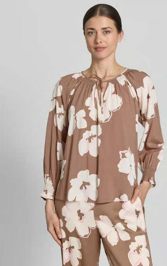S.Oliver BLACK LABEL Loose fit blouses T-shirt van pure viscose - Foto 6