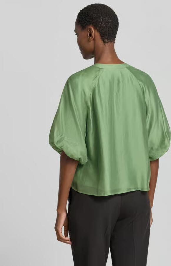 S.Oliver BLACK LABEL Loose fit blouseshirt van lyocellmix - Foto 4