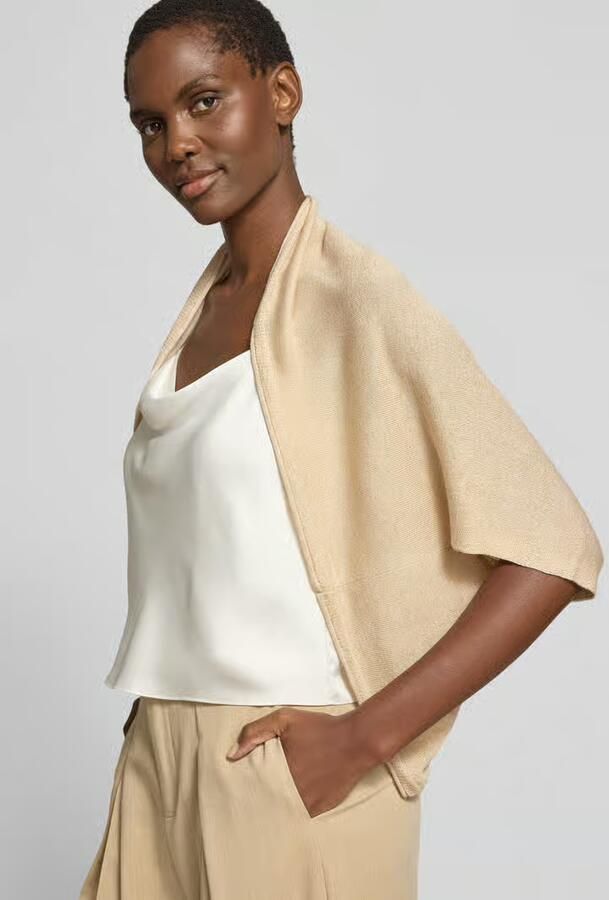 S.Oliver BLACK LABEL loose fit cardigan van viscosemix